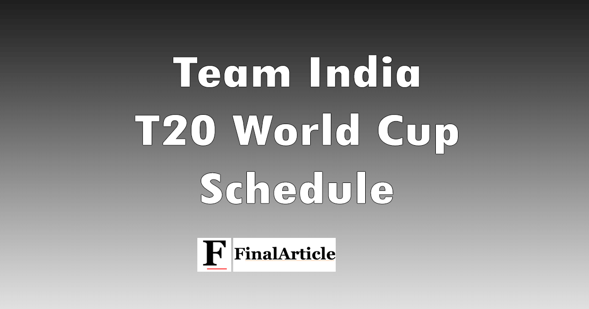 indian team t20 world cup schedule